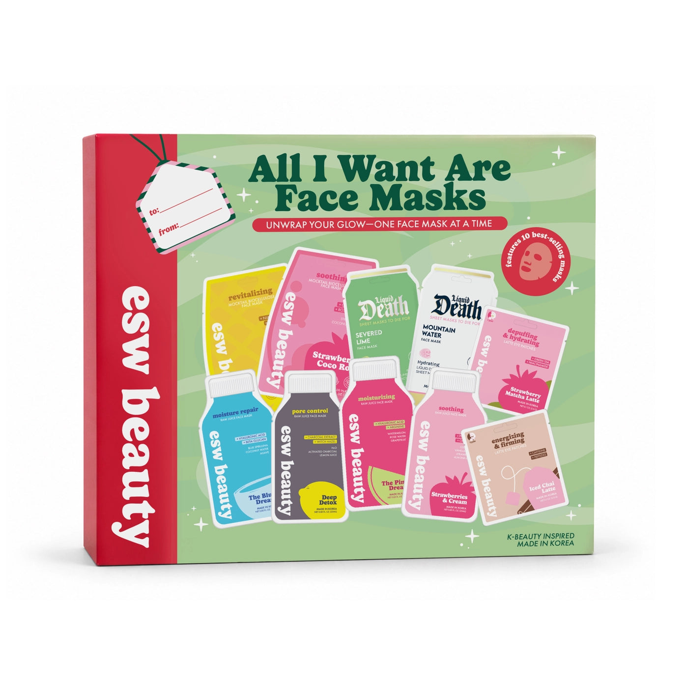All I Want Are Face Masks Best Seller Kit ( 10x masks ) Serenity healing gifts